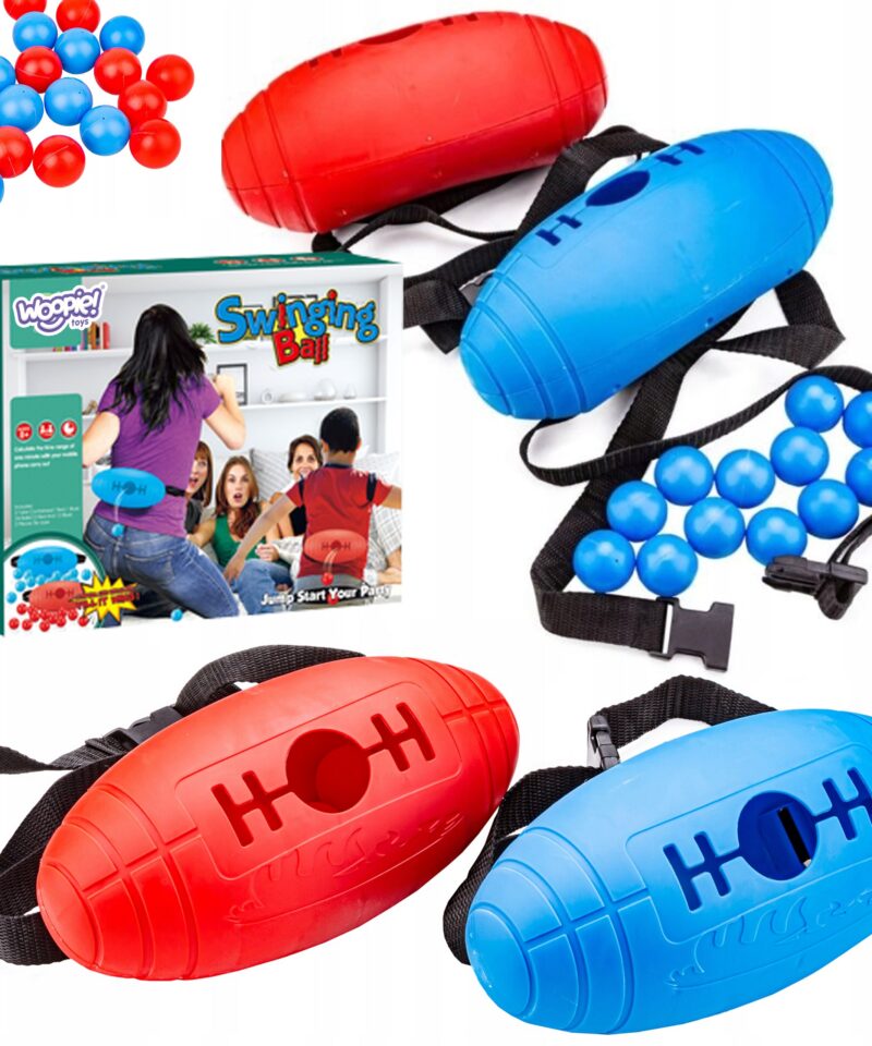 Lõbus osavusmäng pallidega perele