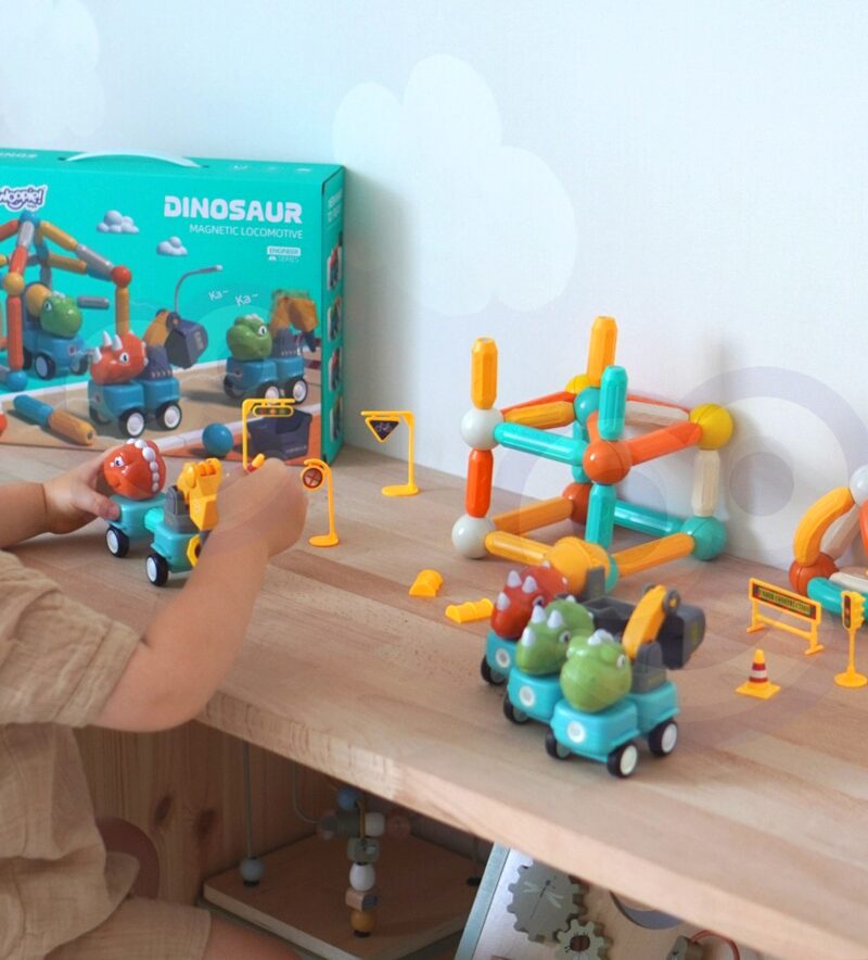 Loo 3D-figuure magnetklotsidega