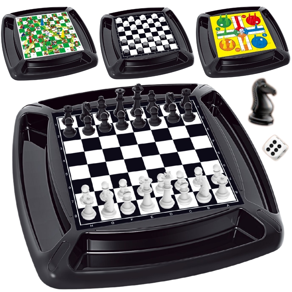 Lauamängude Komplekt 4-ühes mängulauad