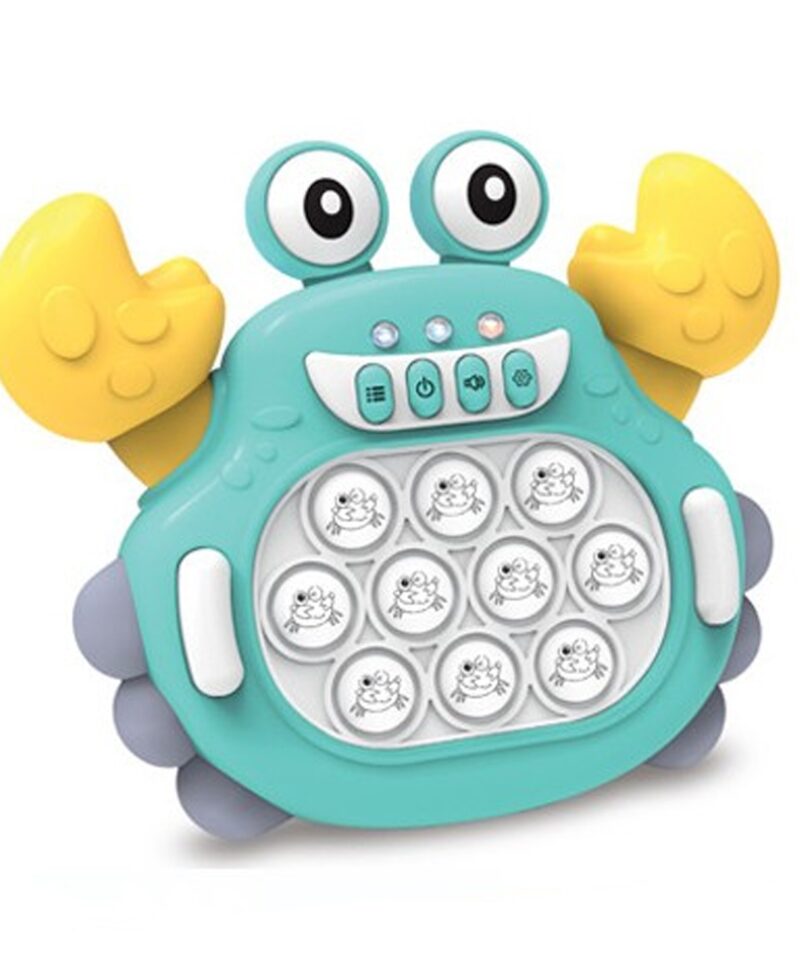 Krabi kujuline mänguasi valgus- ja heliefektidega