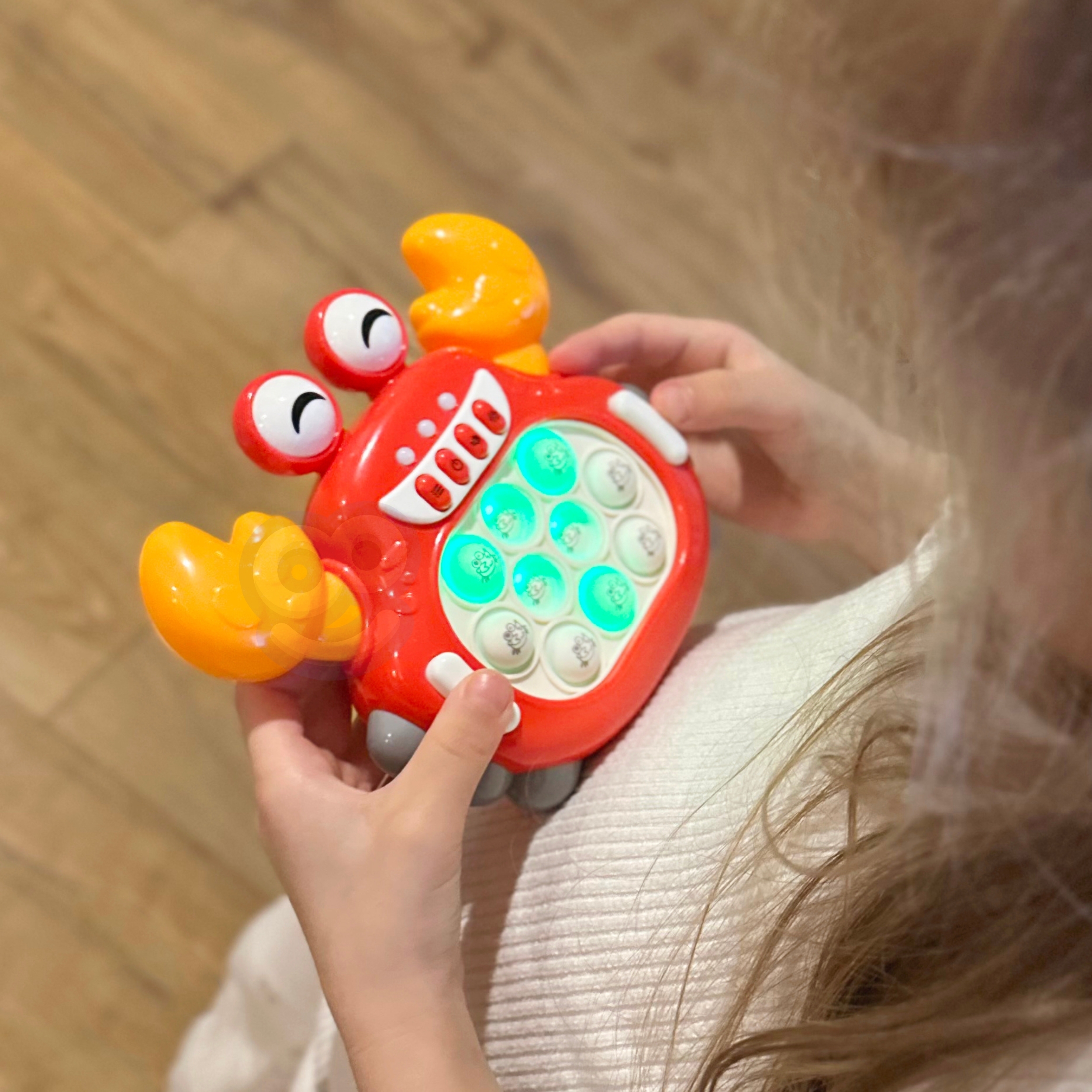 Krabi mäng valgus- ja heliefektidega