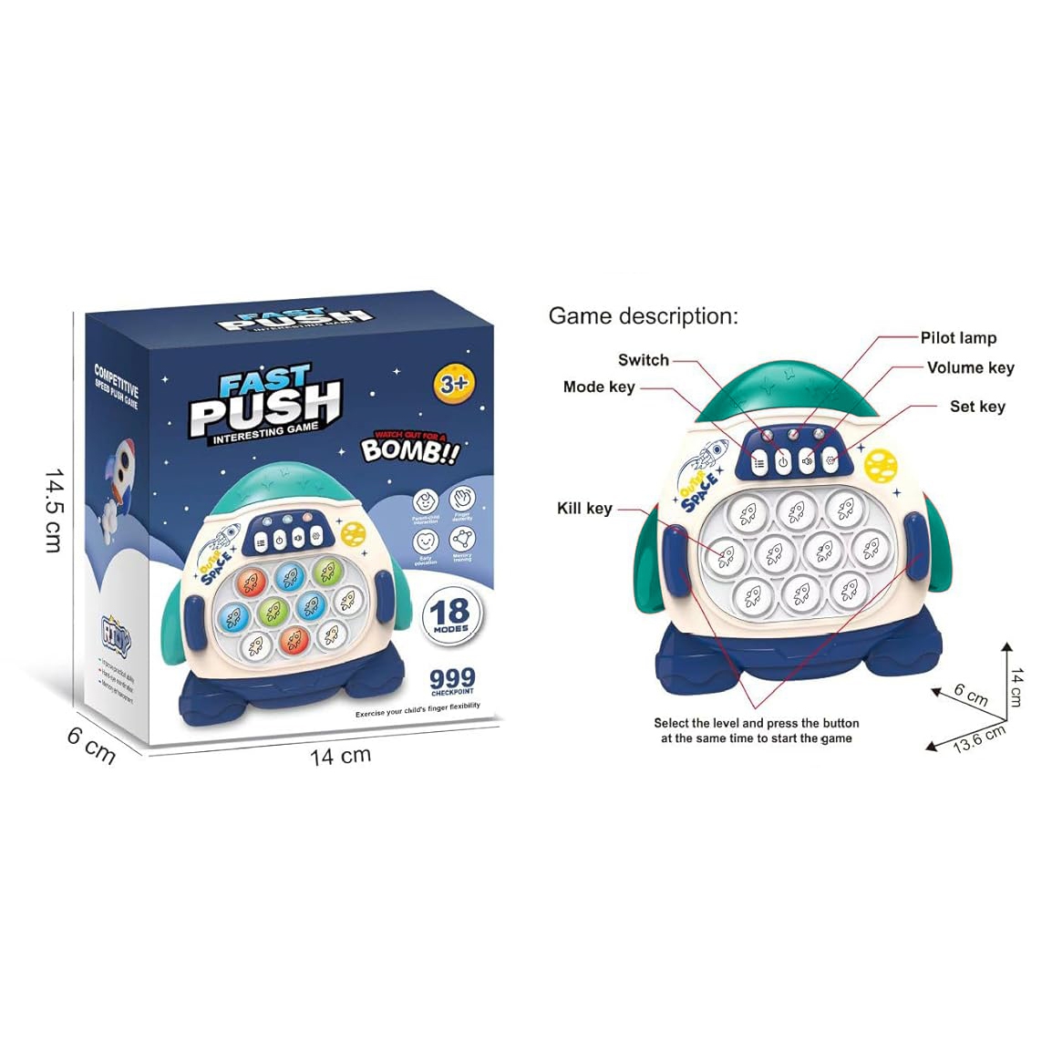 Mänguasi helide ja valgusefektidega