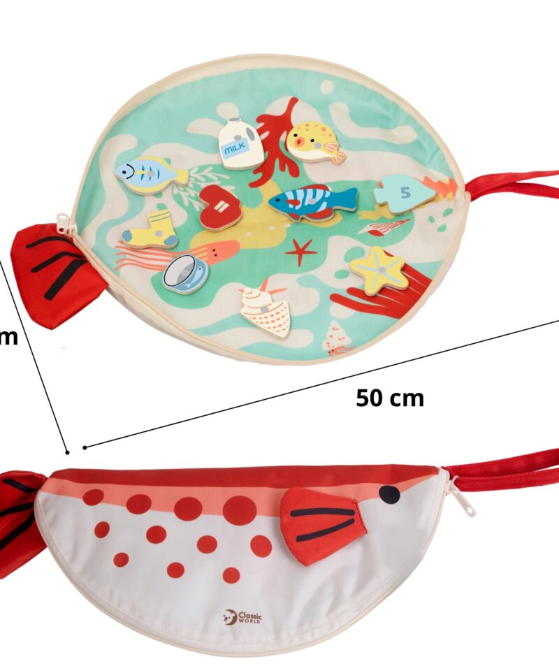 Mängu osad hoiustatakse mugavalt