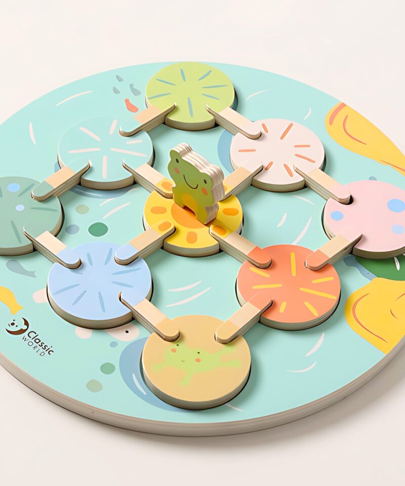 Puidust mäng, mis arendab loogikat