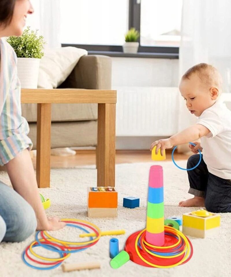 Erksavärvilised viskerõngad ja postid