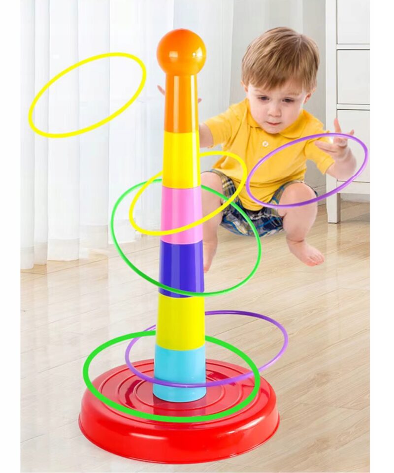 Laste rõngaviskemäng siseruumides ja õues