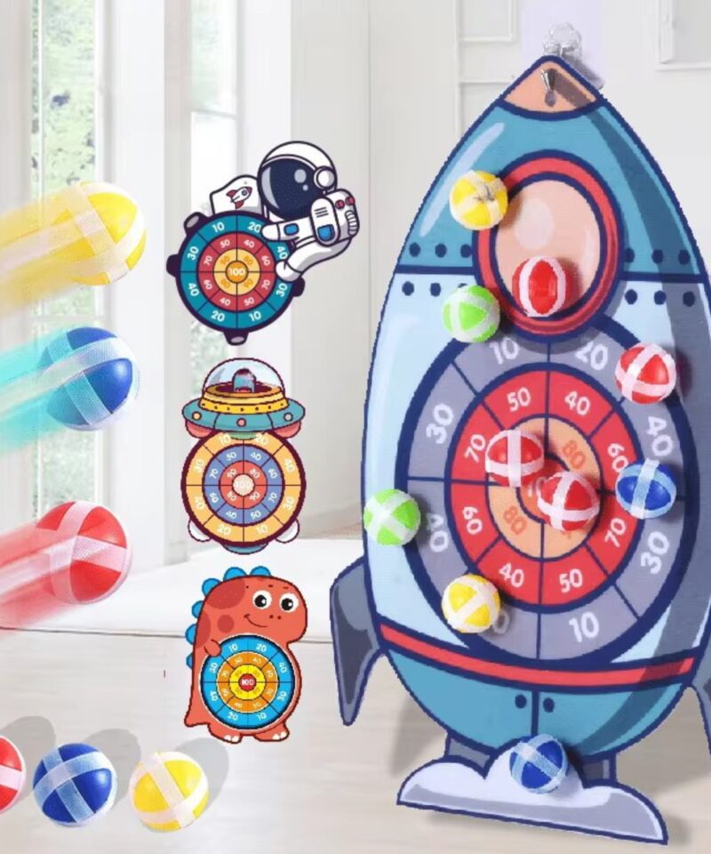 Raketikujuline märklaua viskemäng