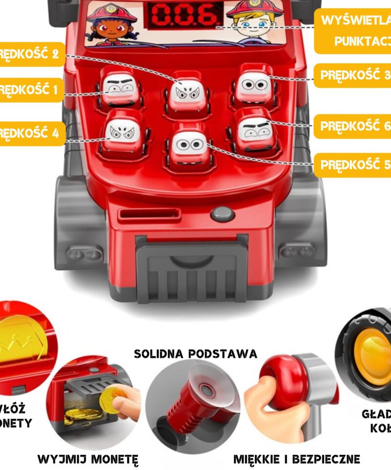 Lastele mõeldud löögimäng tuleautoga