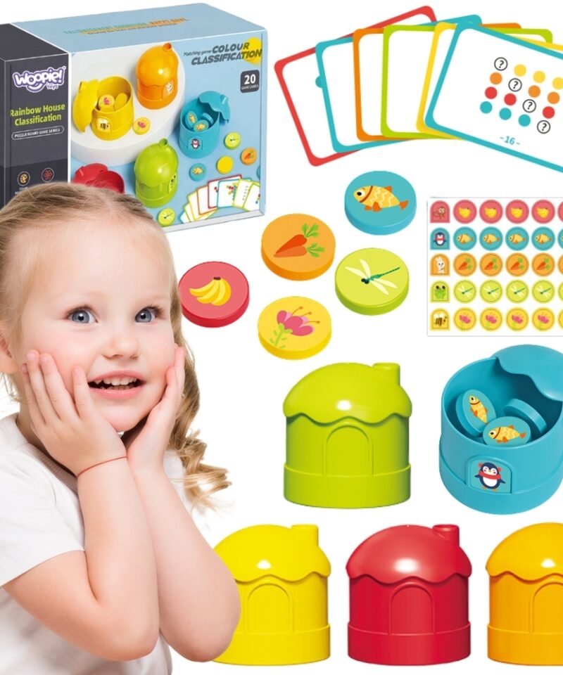 Lõbus värvide sortimise mäng lastele