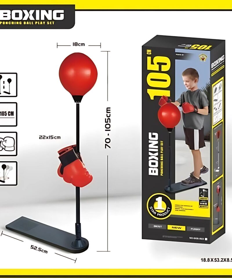 Laste poksikomplekt koos kinnastega