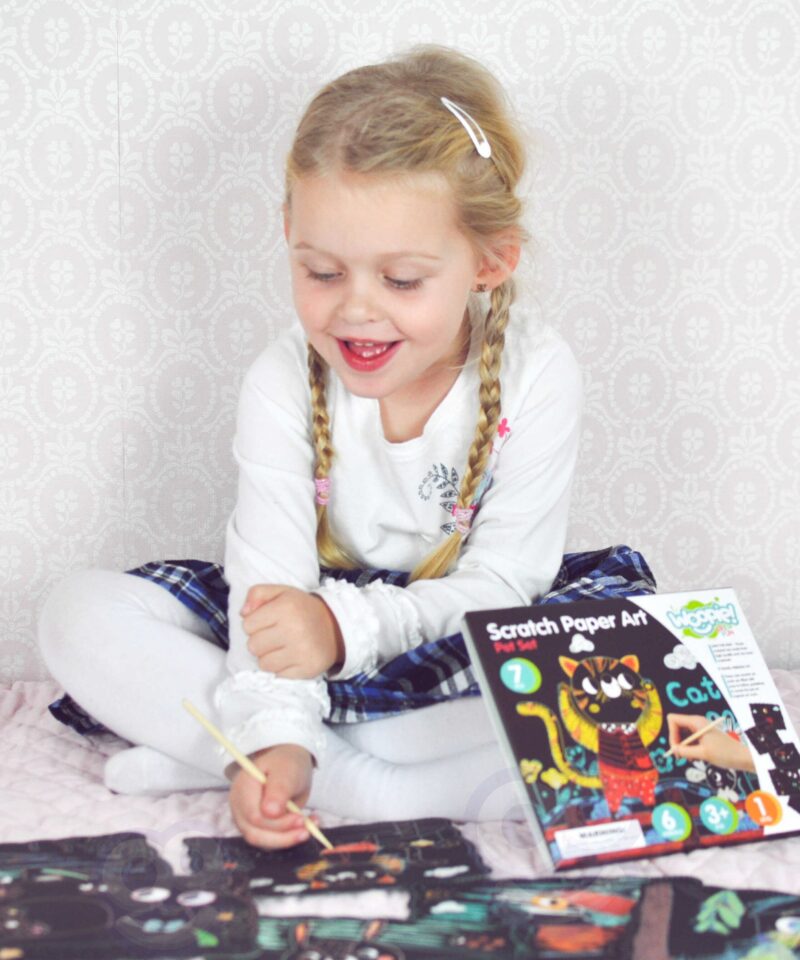 Kompaktne kraapimiskomplekt lastele