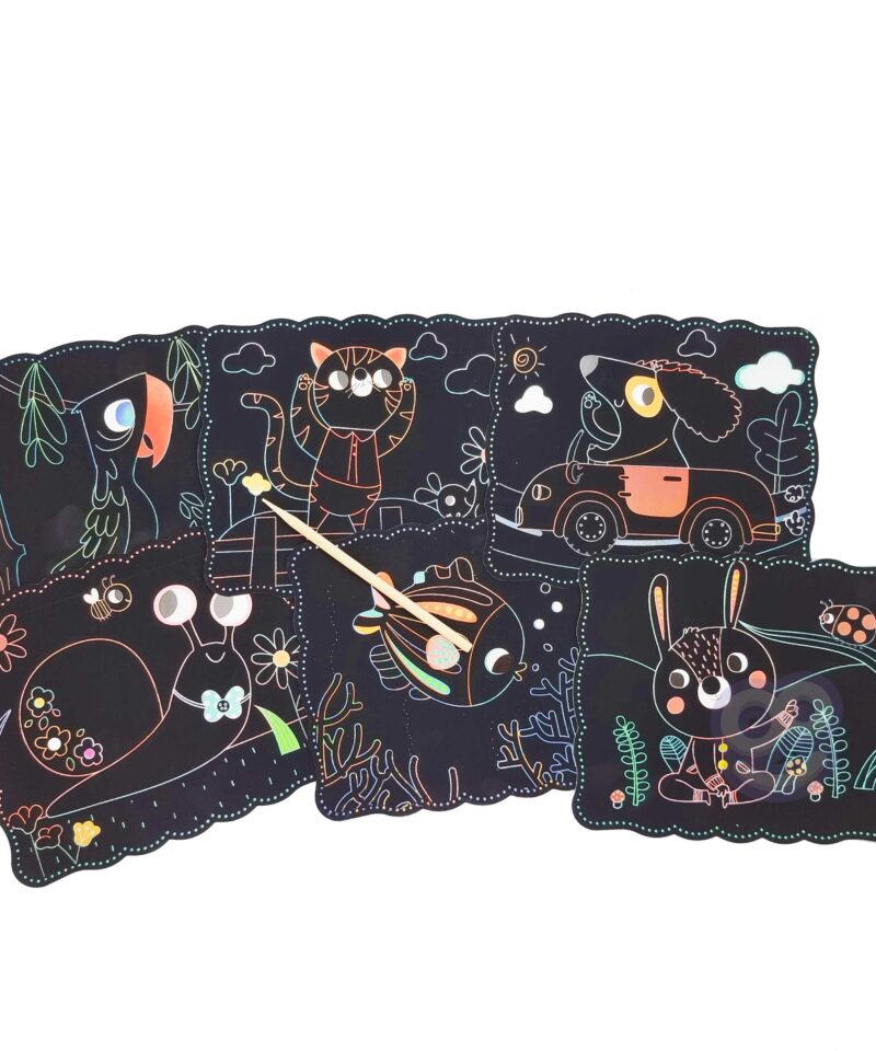 Kraapimiskomplekti puidust kraapimispulk