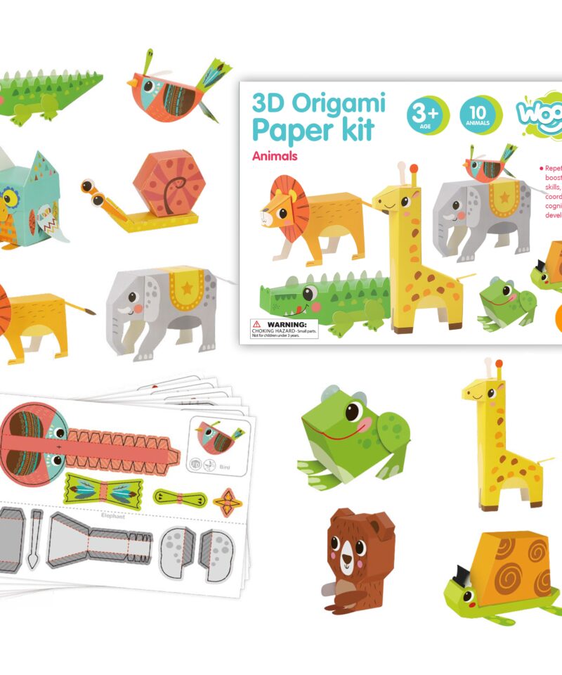 Loominguline 3D Origami Komplekt lastele
