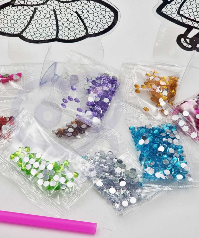 Diamentmosaiigi komplekt loominguliseks tegevuseks