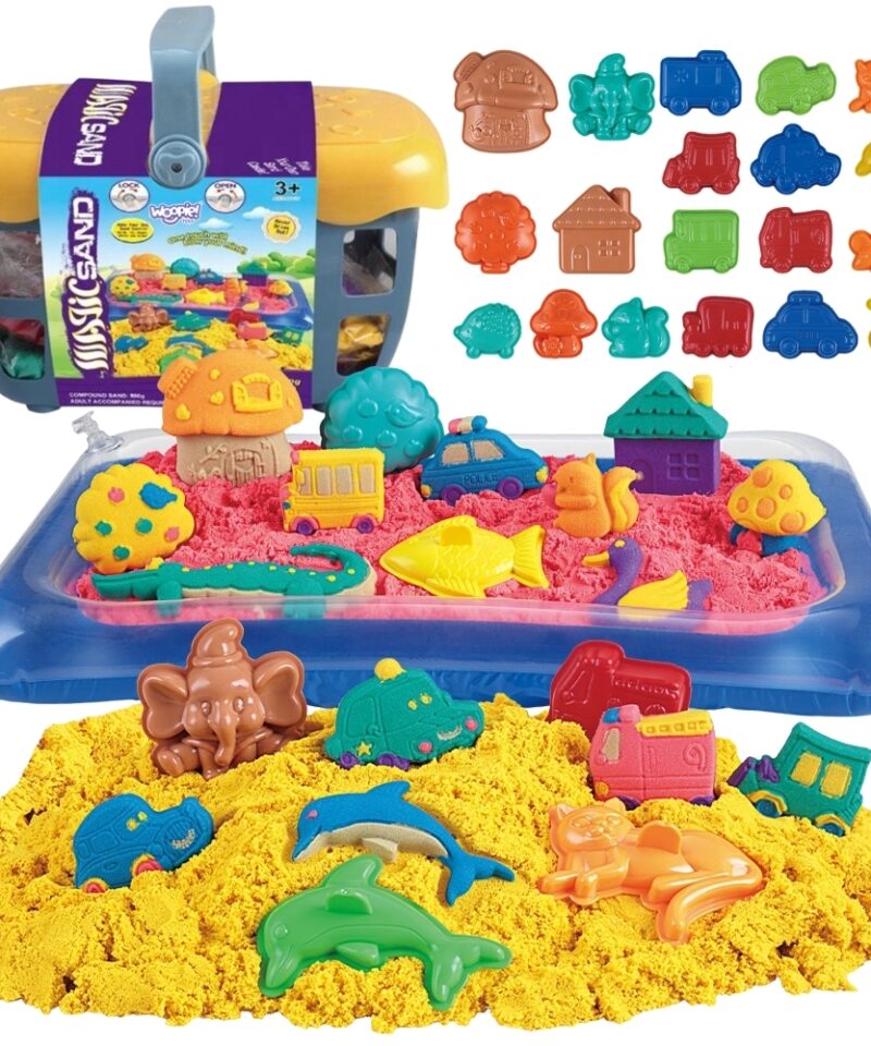 Laste kineetilise liiva komplekt mänguks