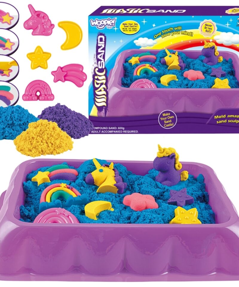 Võluva liivaga loovuskomplekt lastele