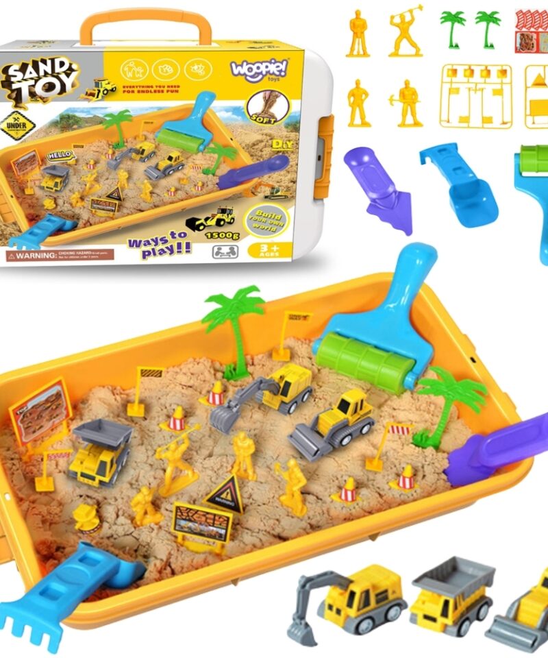 Laste kineetilise liiva komplekt mänguks