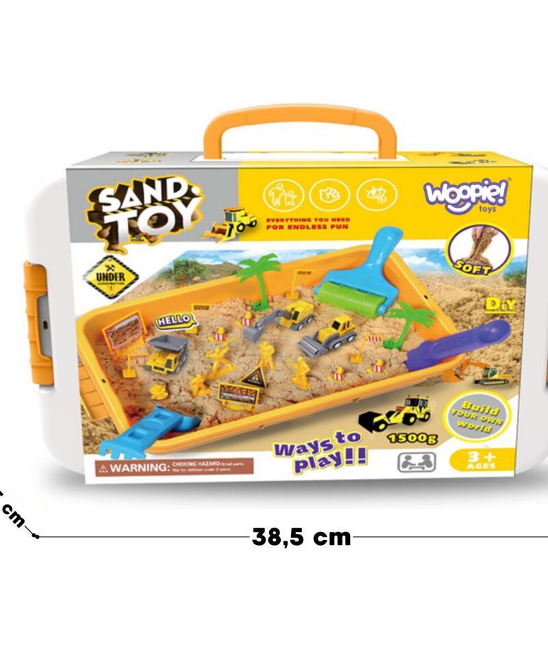 Liiv ja ehitusfiguurid komplektis