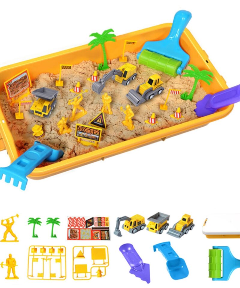 Liiv ja ehitusfiguurid komplektis