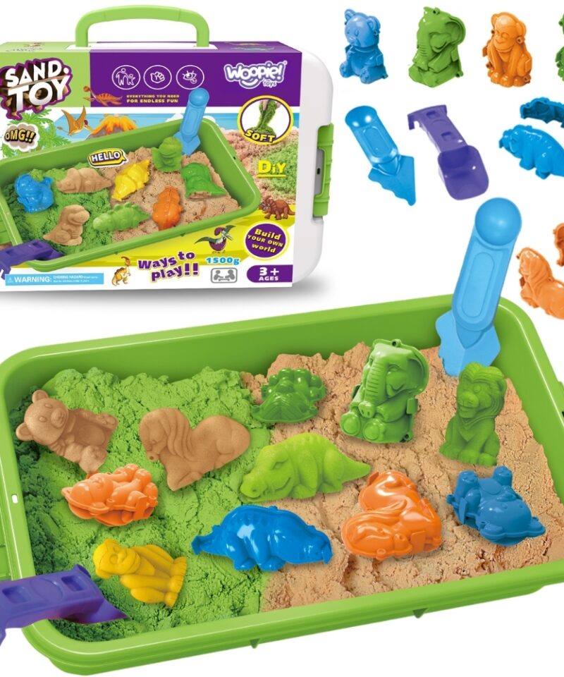 Kineetilise liiva komplekt lastele mängimiseks