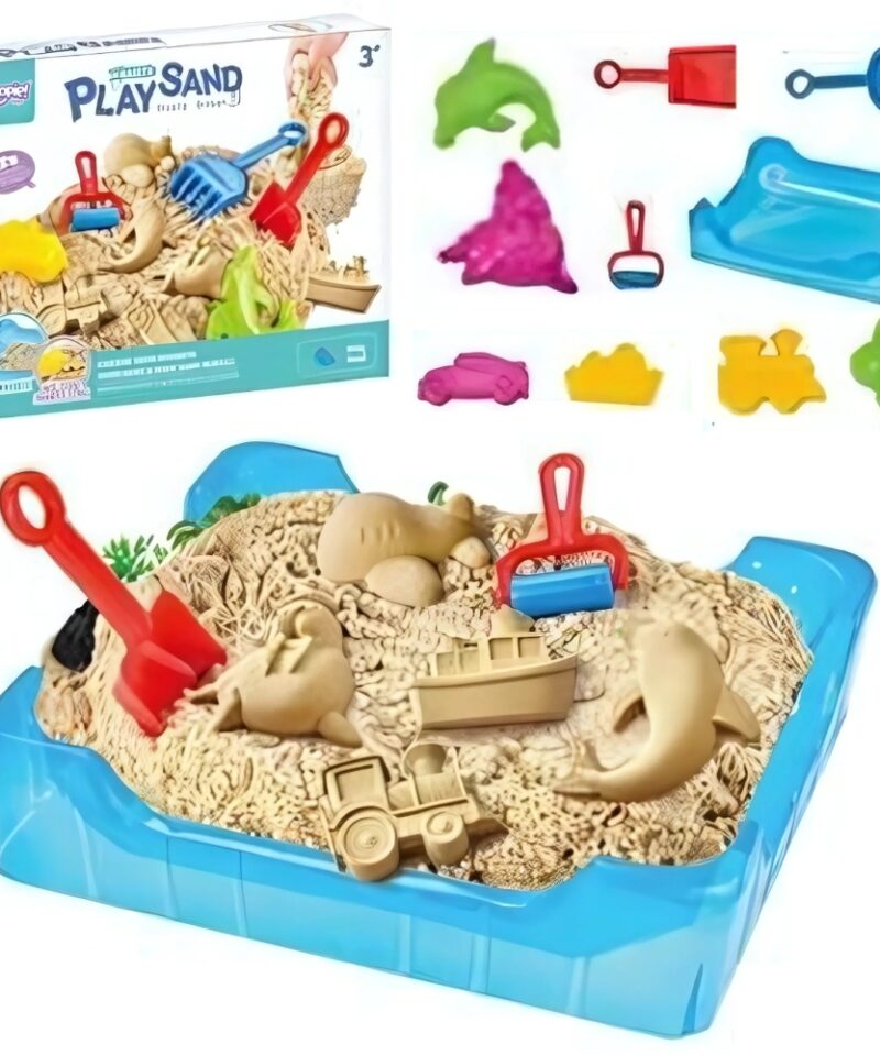 Kineetilise liivaga mängukomplekt lastele