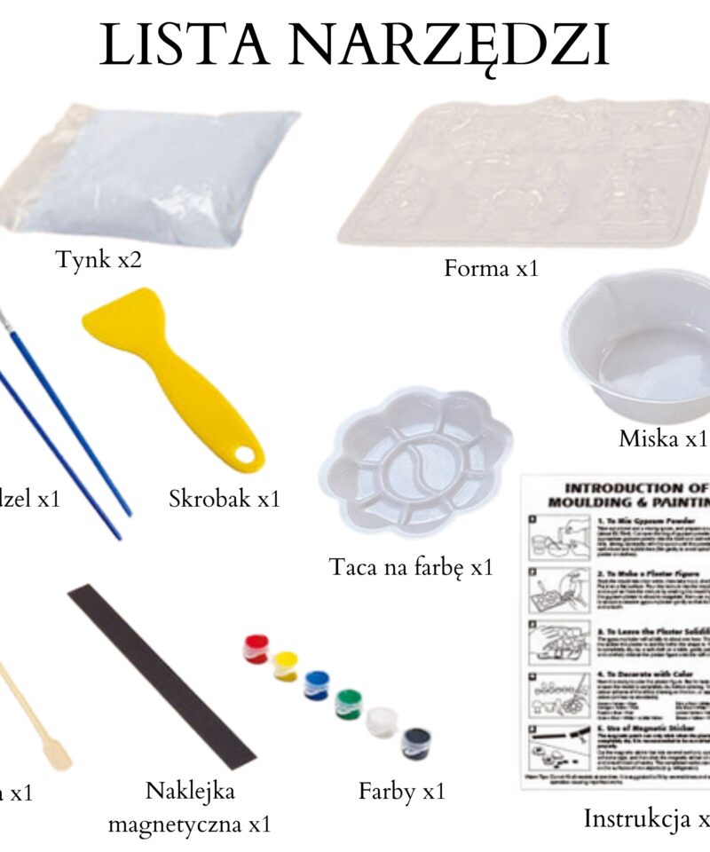 DIY kipsist kosmose figuurid