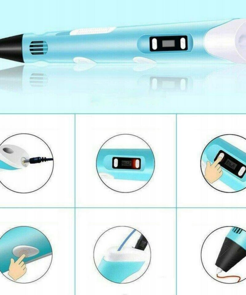 Ruumiliste kujundite loomiseks mõeldud pliiats