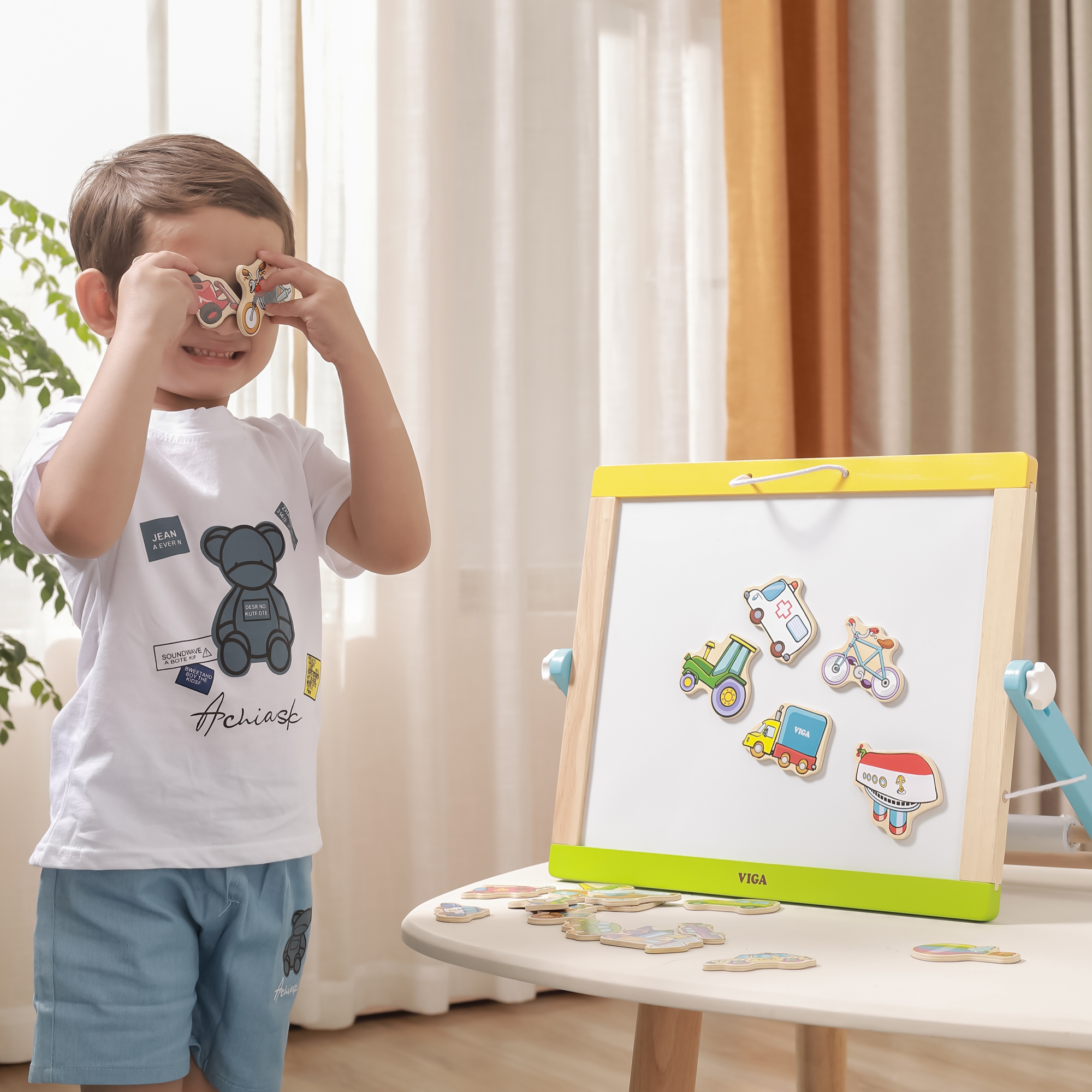 Erinevate sõidukite puidust magnetid