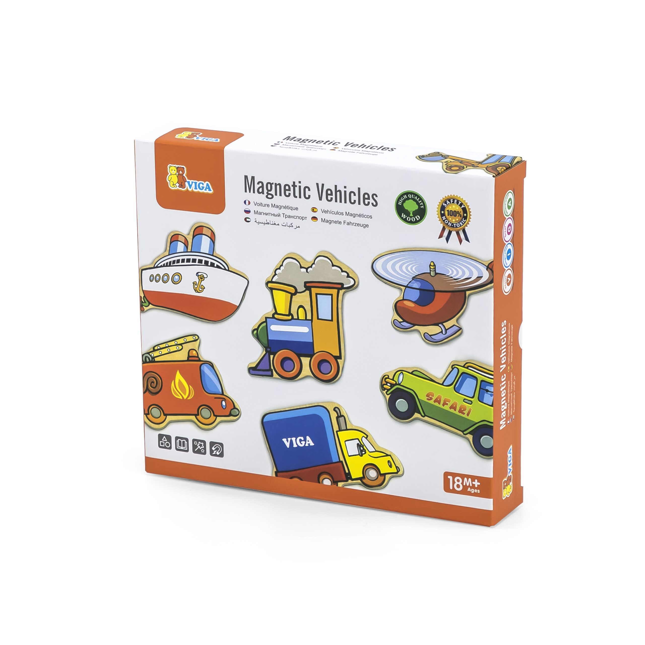 Ohutud ja vastupidavad puidust magnetid