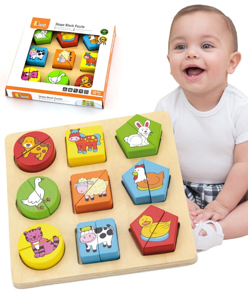 Loomapiltidega puidust pusle