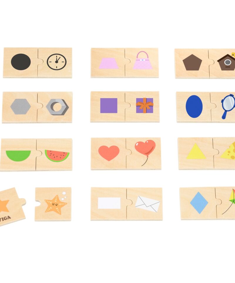 Värvilised pusletükid loogika arendamiseks