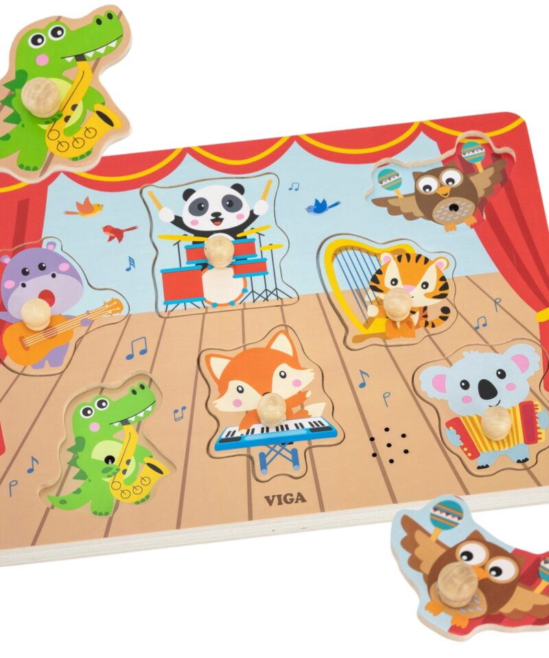 Helidega loomapusle lastele mänguhoos