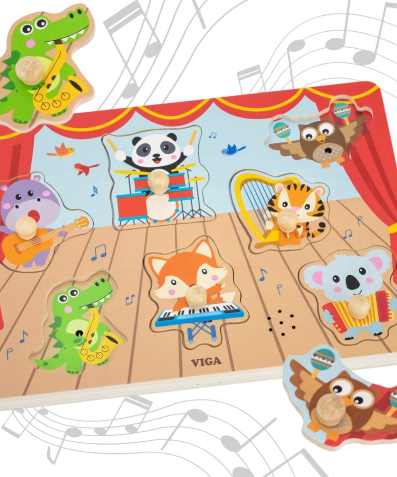 Lapsed avastamas loomapusle muusikat