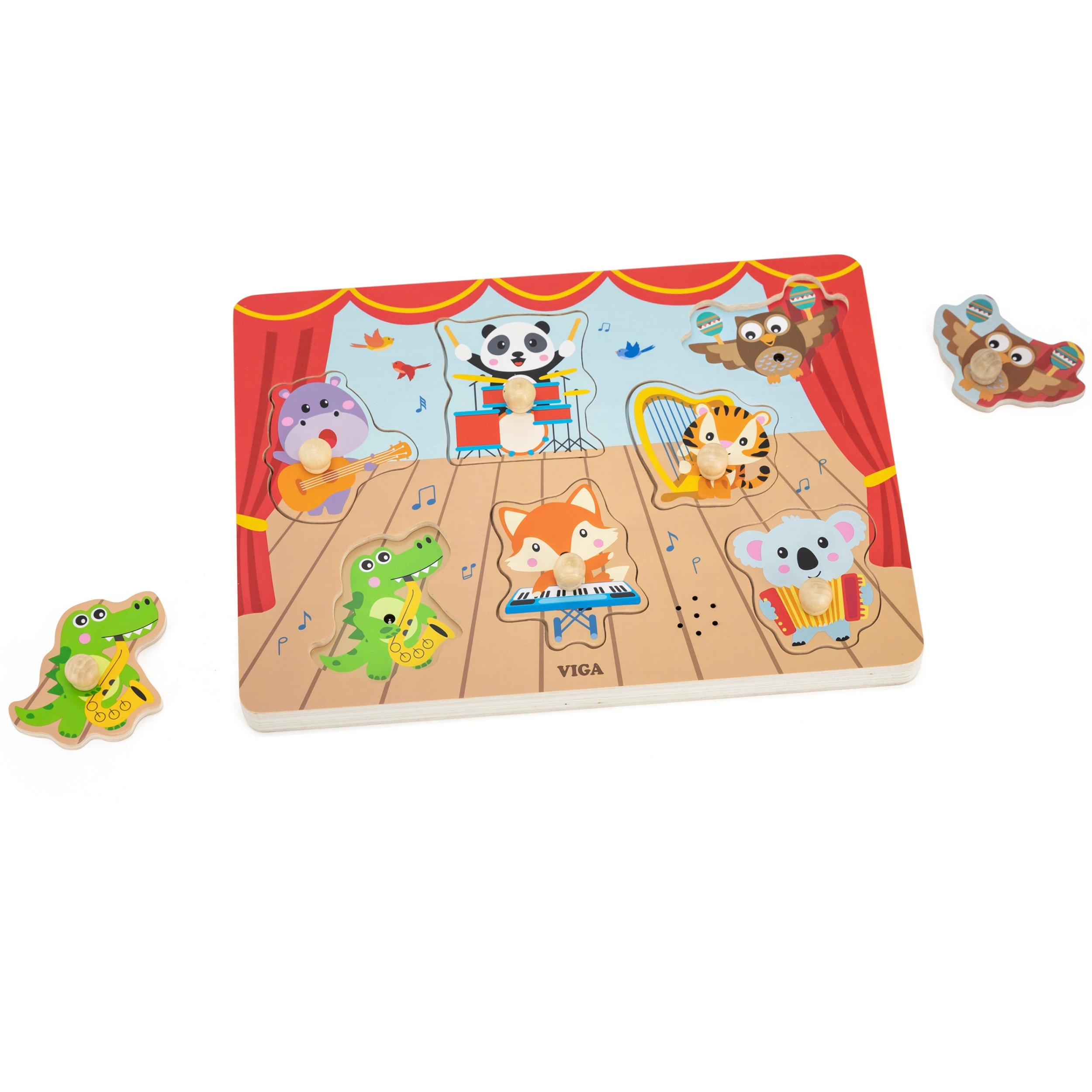 Puidust loomapusle detailne vaade