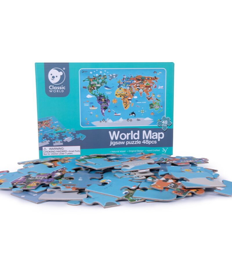 Laps avastab maailma puidust pusle abil