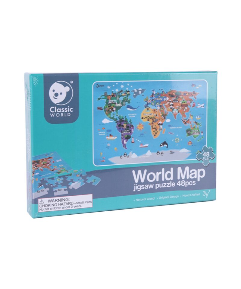 Laps avastab maailma puidust pusle abil