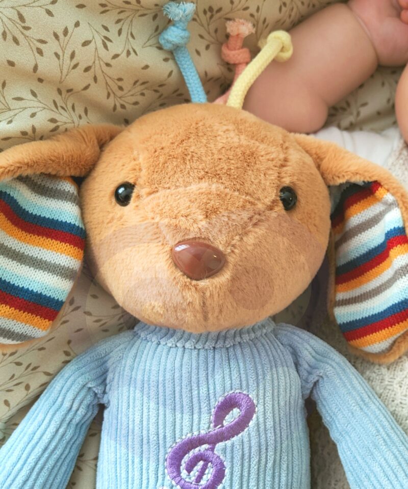 Helendavate põskedega mänguasi