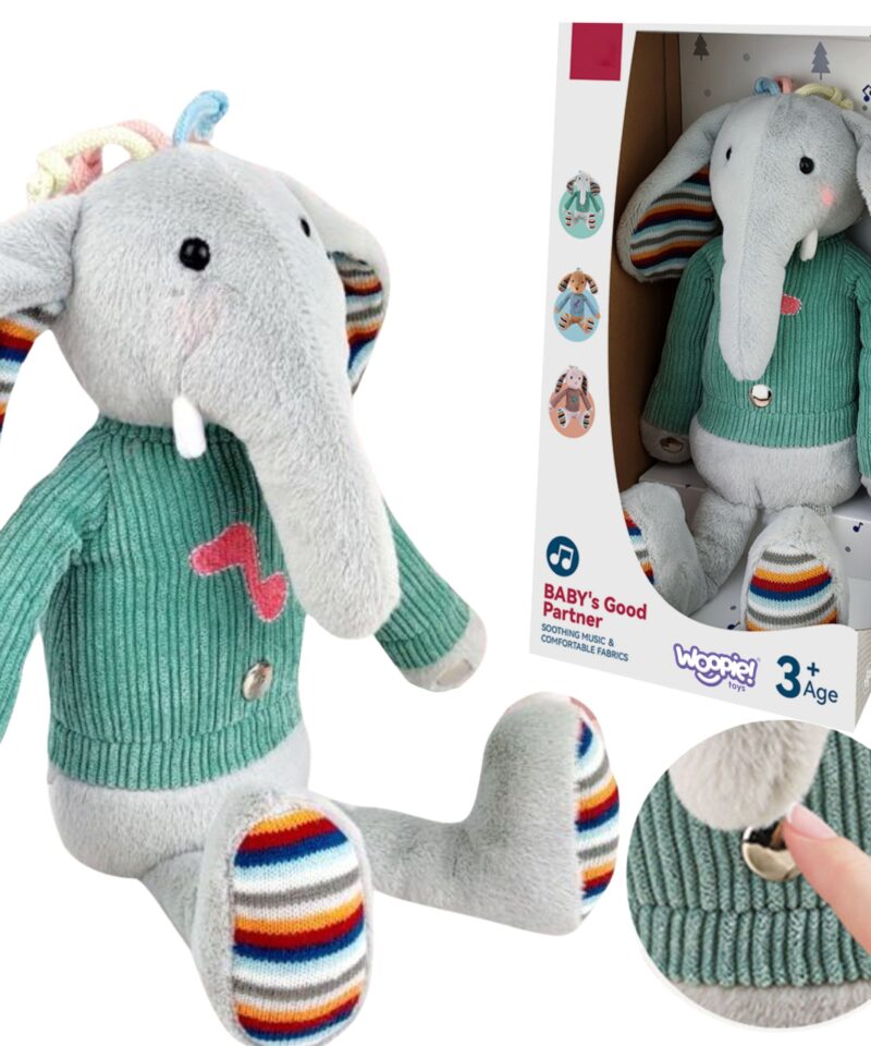 Interaktiivne helendav elevandipehme mänguasi