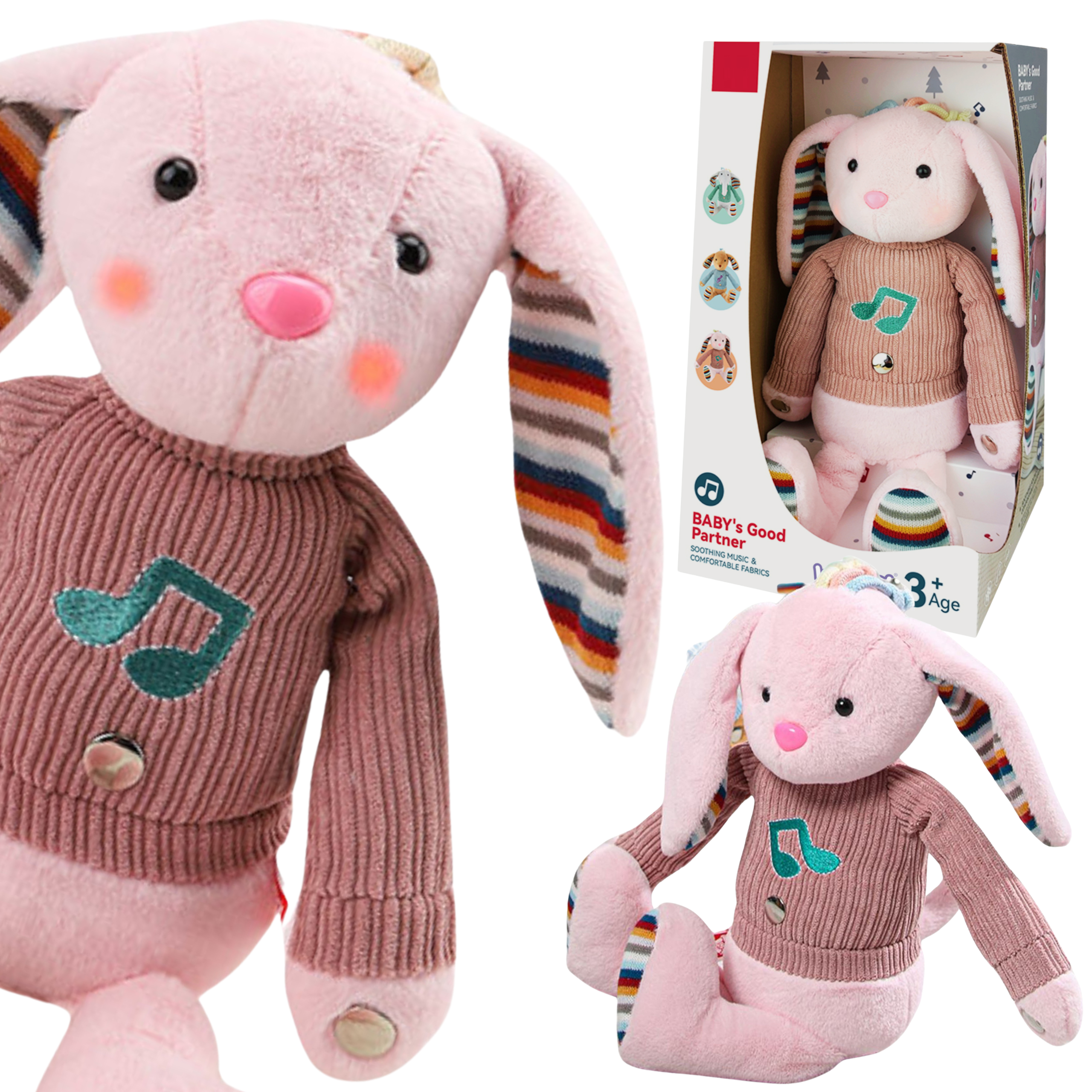 Interaktiivne jänku kaisulelu laste mänguasjana