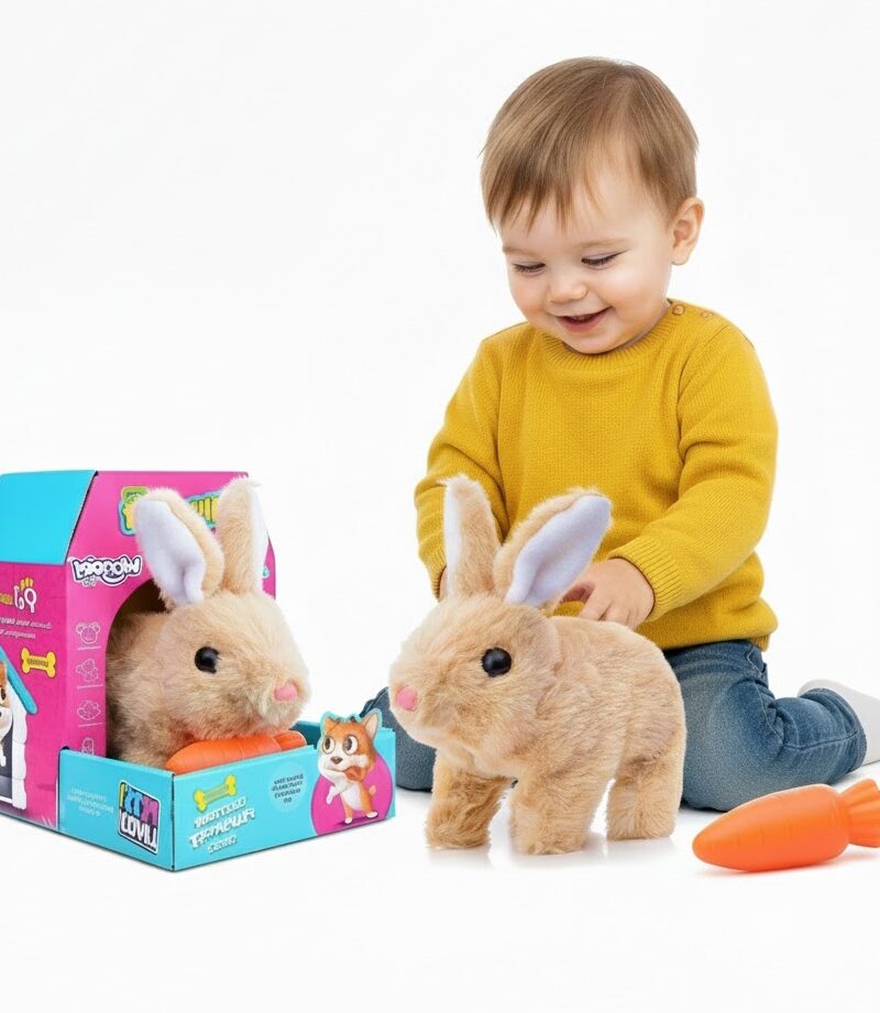 Interaktiivne Pehme Kaisujänes laste mänguks