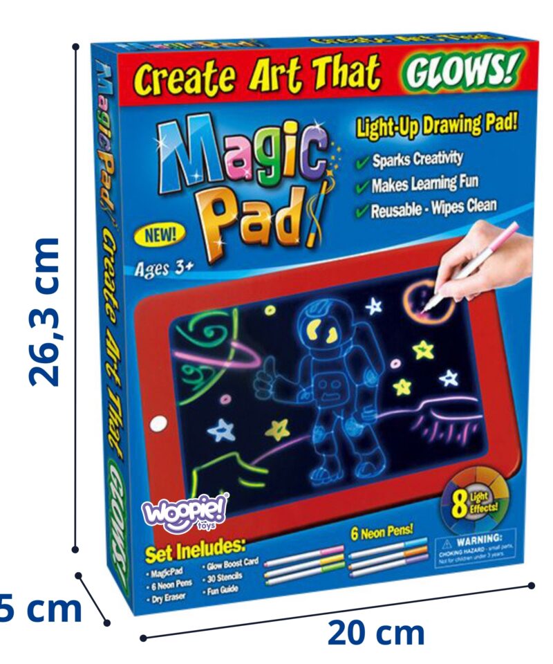 Joonistustahvel šabloonide ja puhastuslapiga