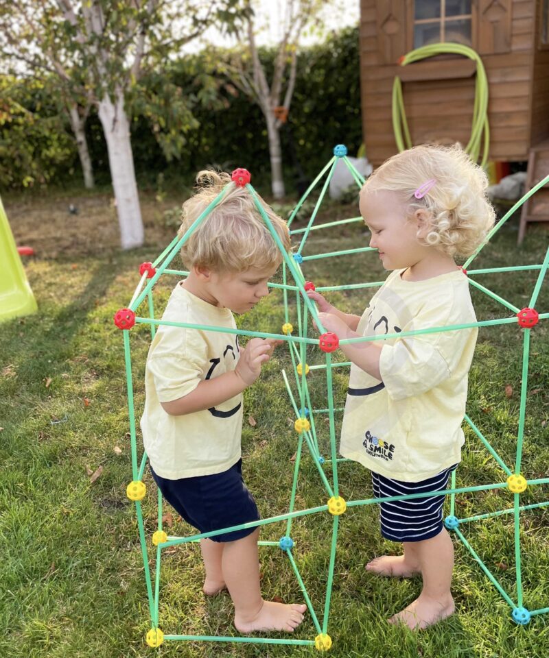 Telgi ehitamise komplekt lastele