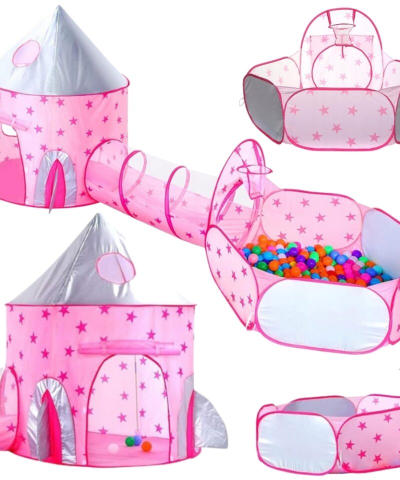 Laste mängutelk ja tunnelikomplekt