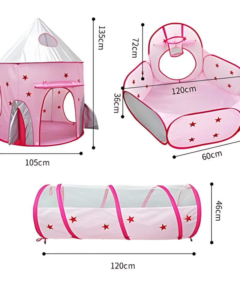 Laste telk ja tunnel seiklusteks