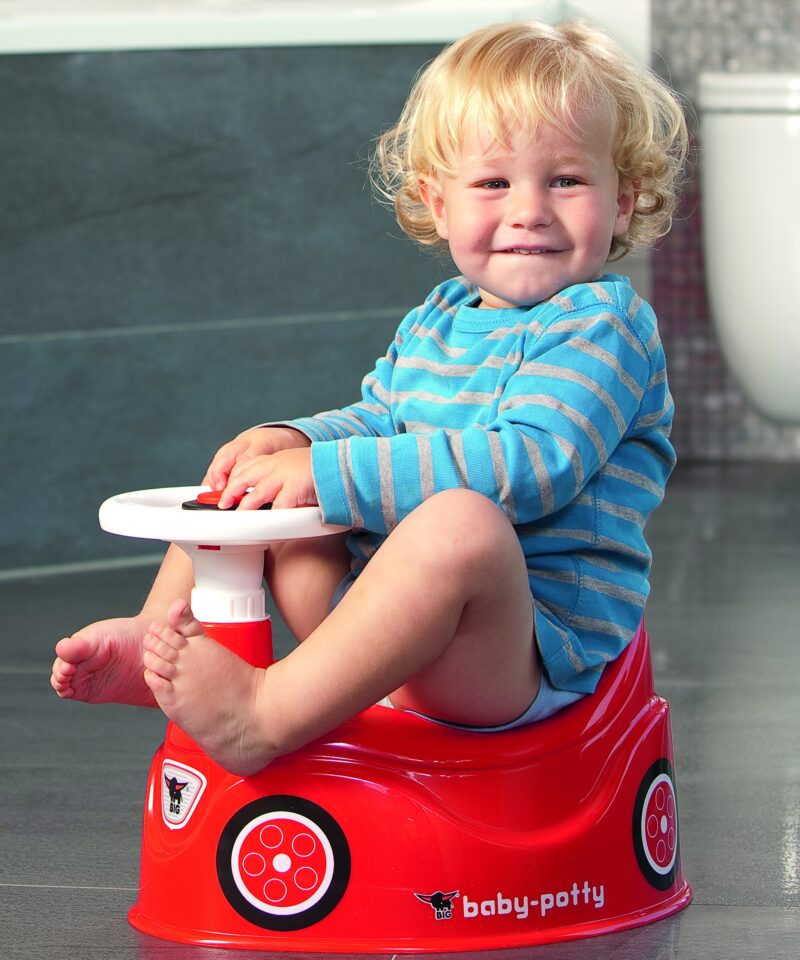 Lapsele sobiv pissipott rooliga