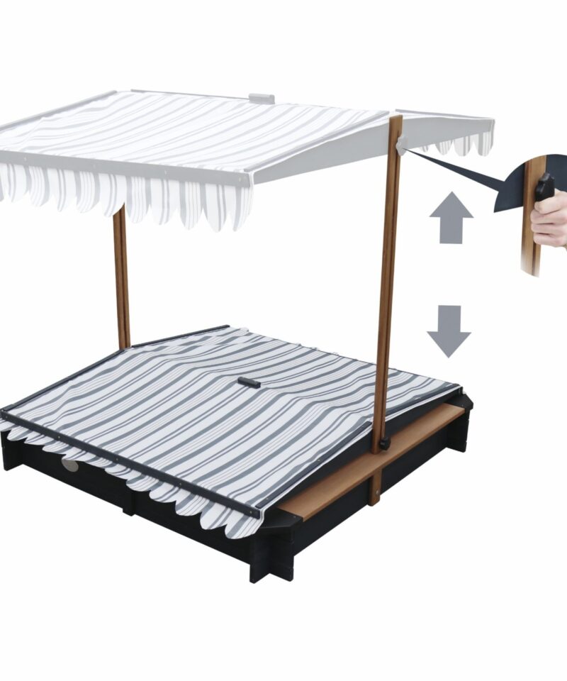 Liivakast, mis kaitseb päikese ja vihma eest