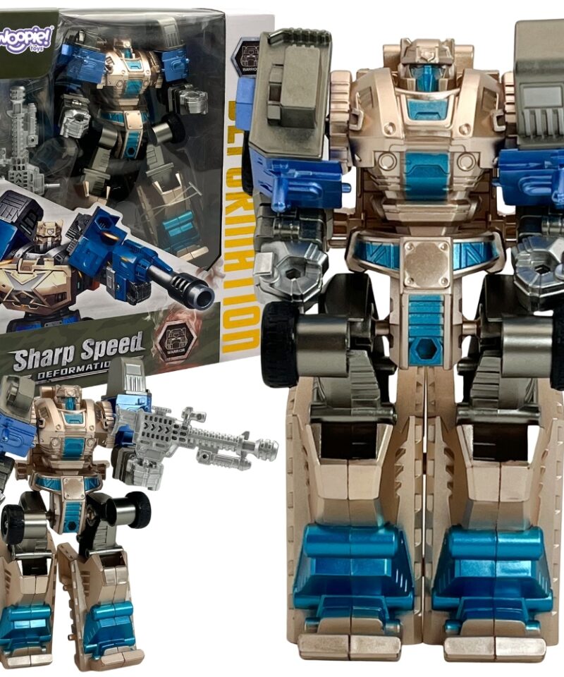 Transformeeruv robot muutub veokiks