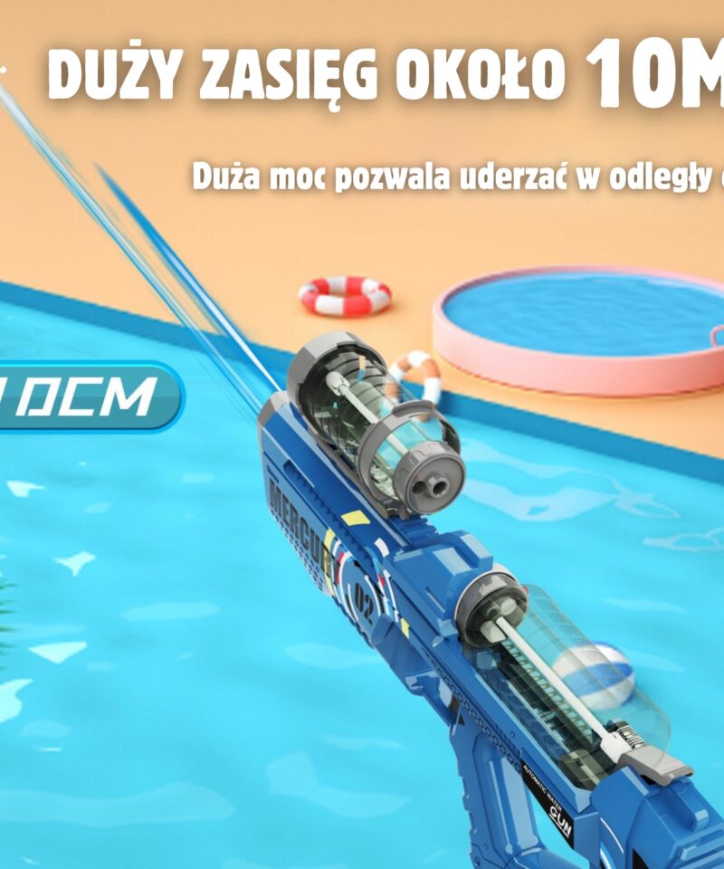 Kerge ja ergonoomiline veepüstol