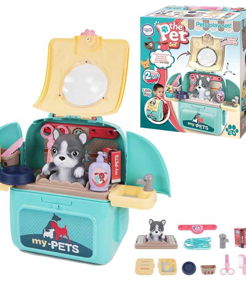 Laste hoolduskomplekt koertele koos tarvikutega