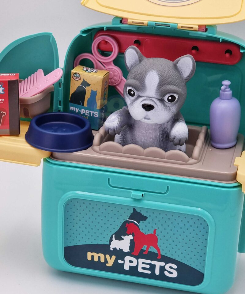 Lastele mõeldud koerafiguur ja tarvikud